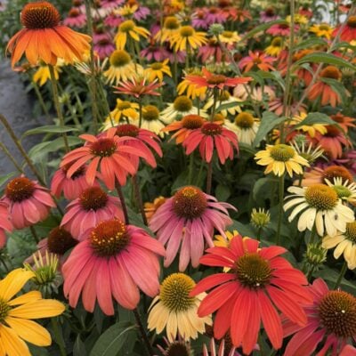 Echinacea hybrida 'Cheyenne Spirit' - Coneflower (4" Pot)